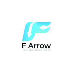f arrow logo