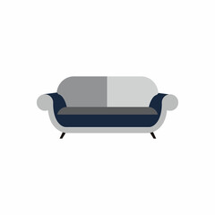 Sofa vector logo icon illustration background