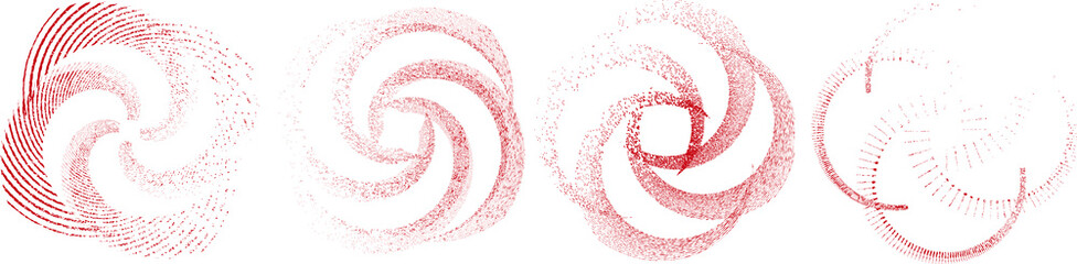 Grunge lines in Circle Form . Spiral Vector Illustration .Textured round Logo . Design element . Abstract Geometric circular shapes .Rotating grunge radial line. Concentric circles