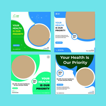 Medical Social Media Post Template 