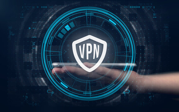 VPN Virtual Private Network protocol. Cyber security and privacy connection technology. Anonymous Internet concept