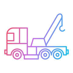 Tow Truck Icon Design