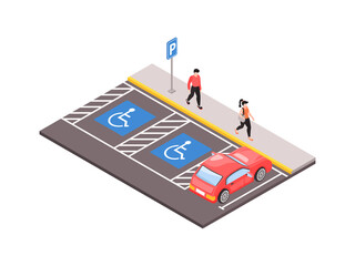 Isometric Car Park