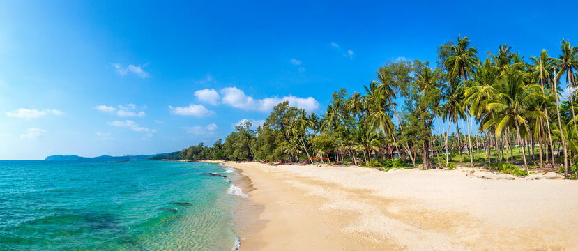 Panorama of  Tropical beach