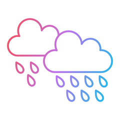 Raining Icon Design