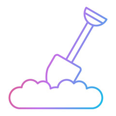 Shovel Icon Design