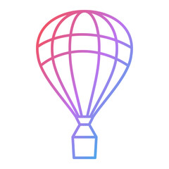 Air Balloon Icon Design