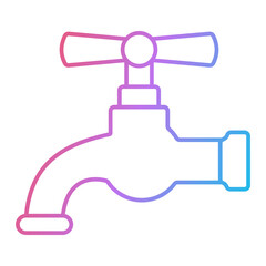 Water Tap Icon Design