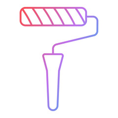 Paint Roller Icon Design