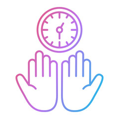 Prayer Time Icon Design