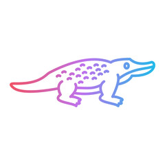 Crocodile Icon Design