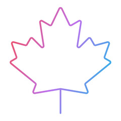 Maple Leaf Icon Design