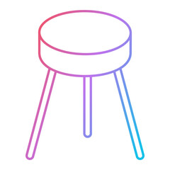 Stool Icon Design