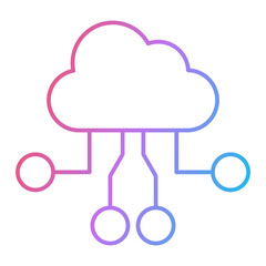 Cloud Computing Icon Design