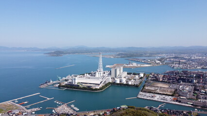 火力発電所・コンビナート・ドローン空撮 #中国電力 #新小野田発電所