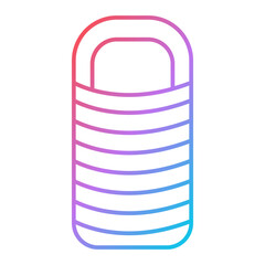 Sleeping Bag Icon Design