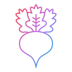 Radish Icon Design