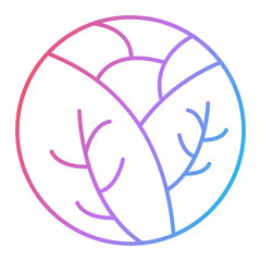 Cabbage Icon Design