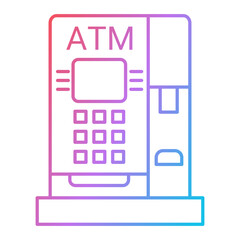 Atm Machine Icon Design