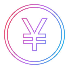 Obraz premium Yen Icon Design