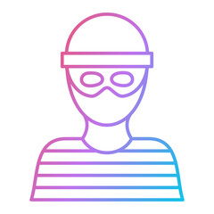 Robber Icon Design