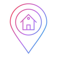 House Location Icon Design