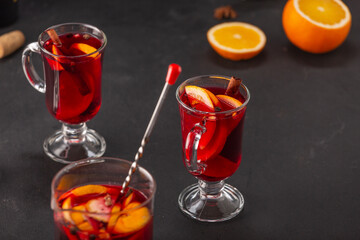 Christmas drink  mulled wine