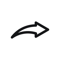 Arrow for web, symbol, icon