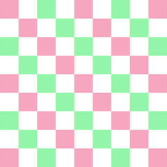 A colorful checkerboard in a square pattern.