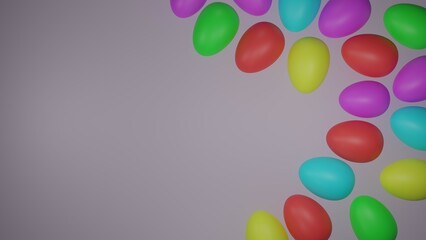 easter eggs background