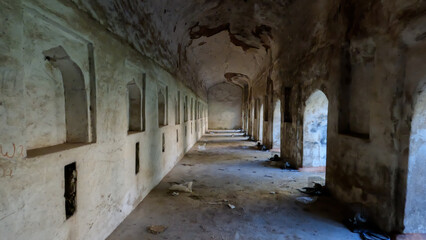 Fototapeta na wymiar Inside the forts of India