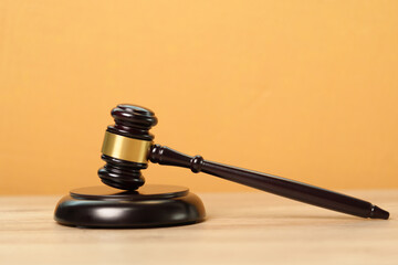 Wooden Judge gavel concept of law studies equality, justice, social Administrative Court