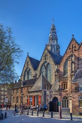 Obraz premium Oude Kerk, Amsterdam, Netherlands