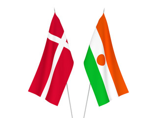 Republic of the Niger and Denmark flags