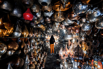 Lamp shop in Cairo, Egypt