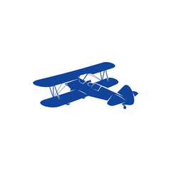 Classic Airplane design vector. Icon Symbol. Template Illustration