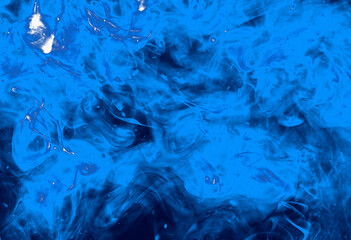 Light blue Fire and Smoke overlay or background