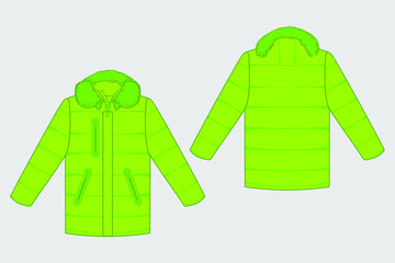 0051_Light_green_hooded_winter_jacket