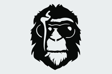 0061_Smoking_monkey_with_glasses