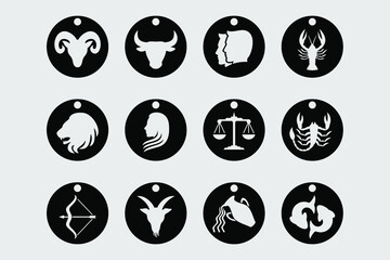 0090_Zodiac_signs_Medallions