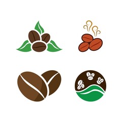 coffee bean icon vector illustration