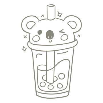 84  Coloring Pages Boba Tea  Best Free