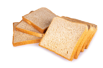 bread isolated on white background