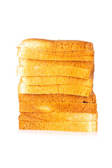 bread isolated on white background