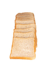bread isolated on white background