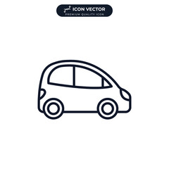 car icon symbol template for graphic and web design collection logo vector illustration