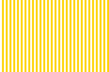 Yellow stripes. Yellow-white stripes texture. Seamless pattern. Vertical lines background. Pastel backdrop. Cute vintage background. Design of wrap. Vector - obrazy, fototapety, plakaty