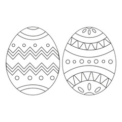  Line drawing of easter
