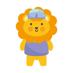 cute sailor lion