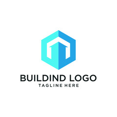 Building Logo Vector Design Modern Real Estate company .Residential contractor, General Contractor and Commercial Office Property business logos.